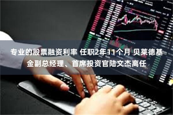 专业的股票融资利率 任职2年11个月 贝莱德基金副总经理、首席投资官陆文杰离任