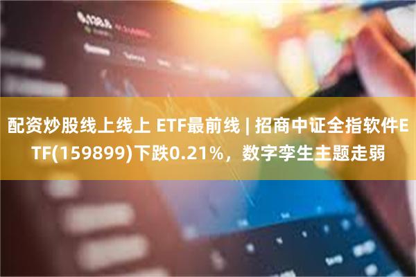 配资炒股线上线上 ETF最前线 | 招商中证全指软件ETF(159899)下跌0.21%，数字孪生主题走弱