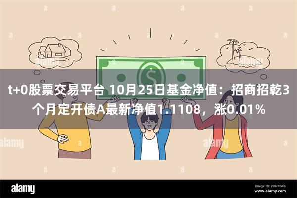 t+0股票交易平台 10月25日基金净值：招商招乾3个月定开债A最新净值1.1108，涨0.01%