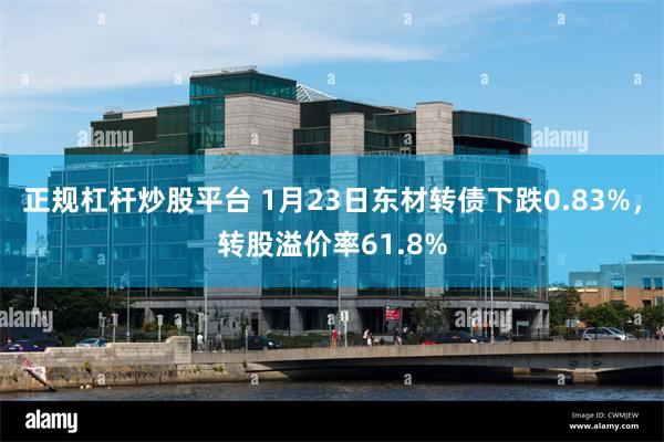 正规杠杆炒股平台 1月23日东材转债下跌0.83%，转股溢价率61.8%